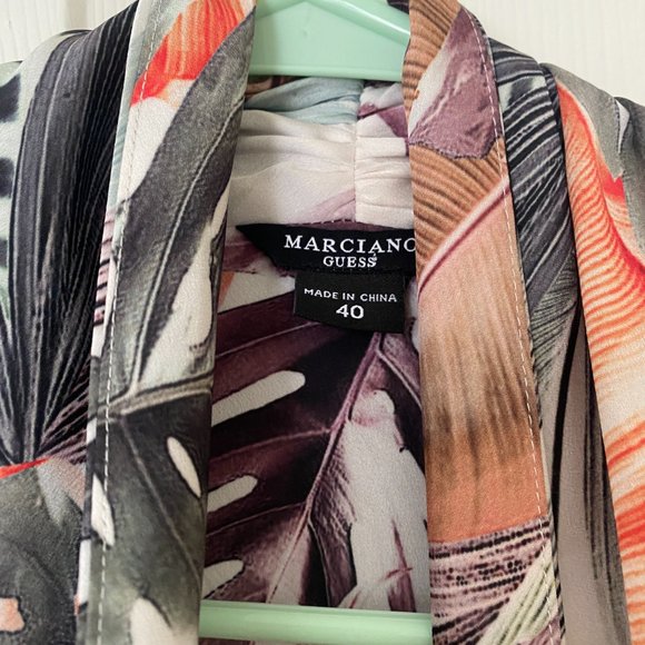 Guess By Marciano Desert Palm Wrap Dress New with Tags Size S - Picture 7 of 11